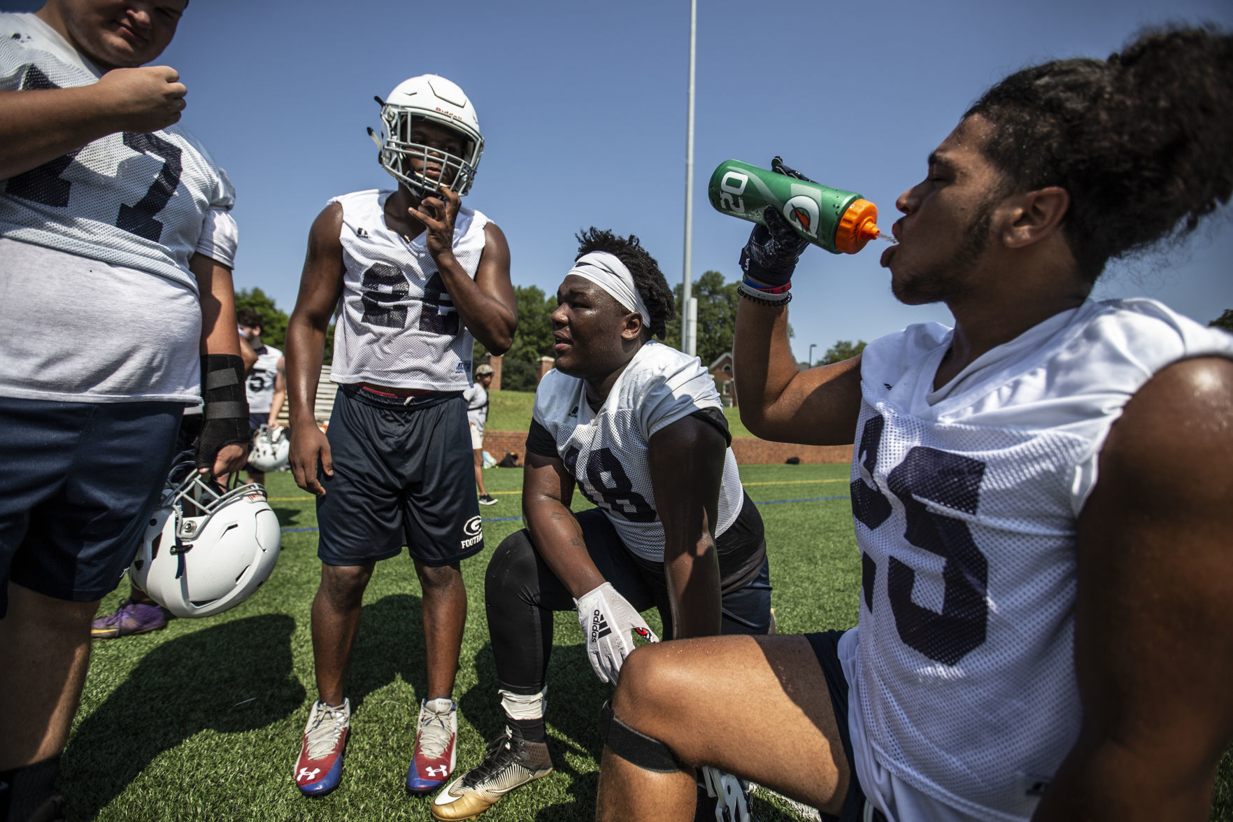 First day of football practice